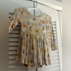 🌸2 for $60🌸 Little Sleepies Desert Sunrise Twirl Dress with Bodysuit